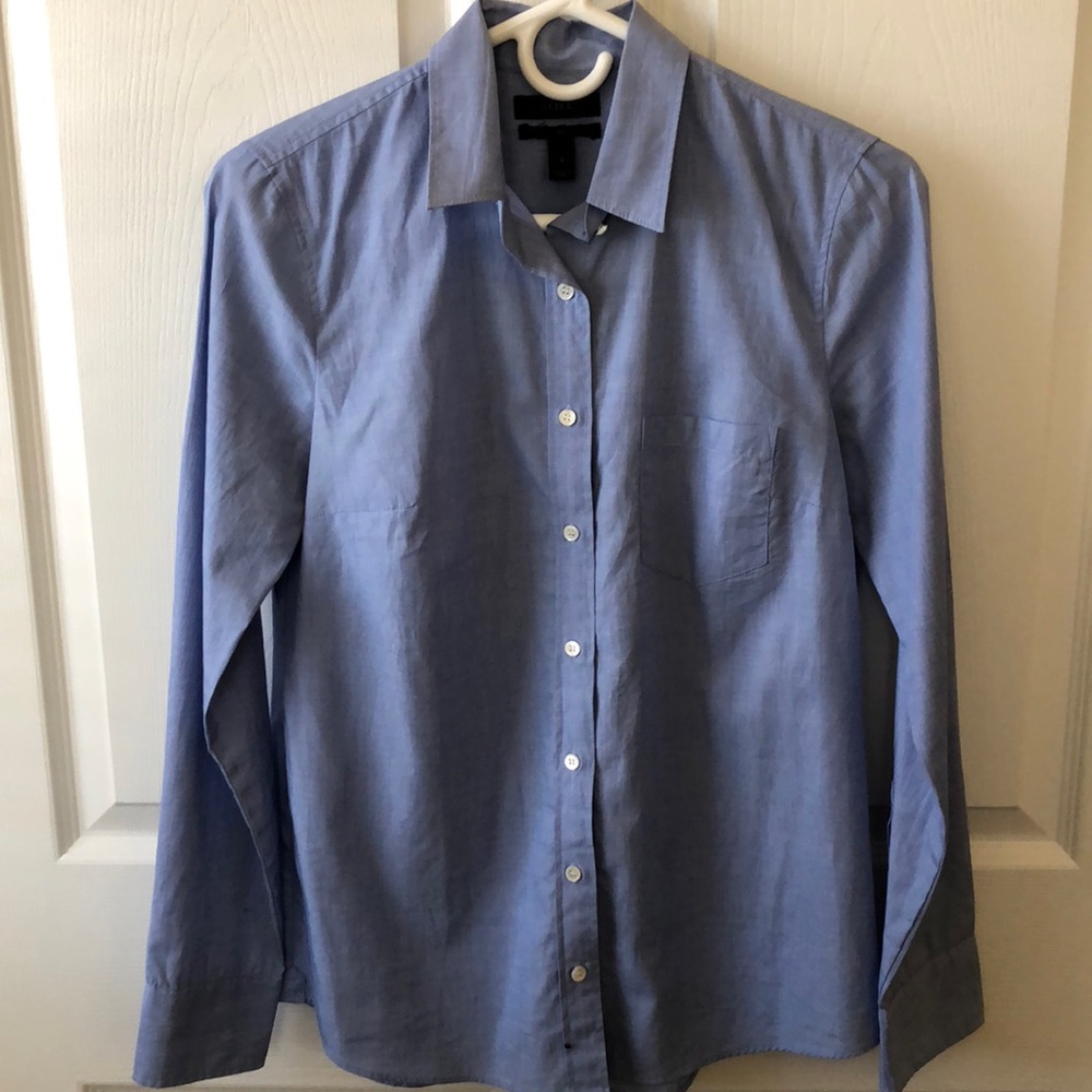 J Crew boy-cut button down